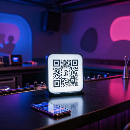 QR-код на столе